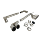 Scarico BMW E90 / E92 Look M4, 2 uscite di scarico originali (Cod. E-SIL0152)