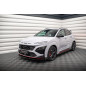 SPLITTER ANTERIORE V.2 + Flaps Hyundai Kona N Mk1 (Cod. M-HY-KO-1-N-FD2G+FSF1B)