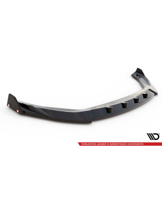 SPLITTER ANTERIORE V.2 + Flaps Hyundai Kona N Mk1 (Cod. M-HY-KO-1-N-FD2G+FSF1B)