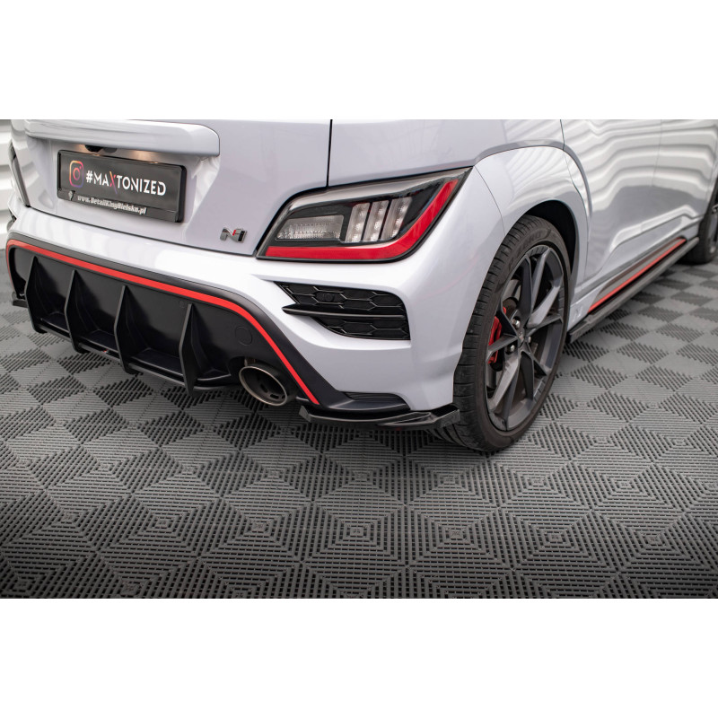 Splitters posteriori laterali V.1 Hyundai Kona Mk1 (Cod. M-HY-KO-1-N-RSD1G)