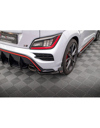 Splitters posteriori laterali V.1 + Flaps Hyundai Kona N Mk1 (Cod. M-HY-KO-1-N-RSD1G+RSF1B)