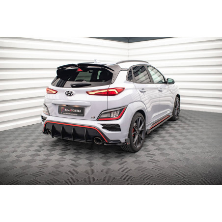Splitters posteriori laterali V.1 + Flaps Hyundai Kona N Mk1 (Cod. M-HY-KO-1-N-RSD1G+RSF1B)