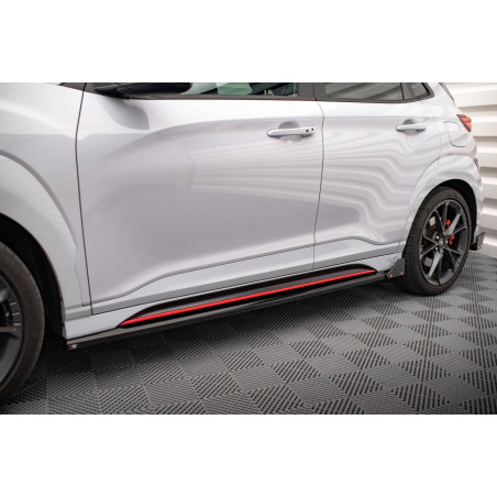 Diffusori minigonne V.1 + Flaps Hyundai Kona N Mk1 (Cod. M-HY-KO-1-N-SD1G+SF1B)
