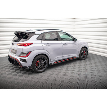 Diffusori minigonne V.1 + Flaps Hyundai Kona N Mk1 (Cod. M-HY-KO-1-N-SD1G+SF1B)