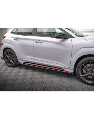 Diffusori minigonne V.1 + Flaps Hyundai Kona N Mk1 (Cod. M-HY-KO-1-N-SD1G+SF1B)