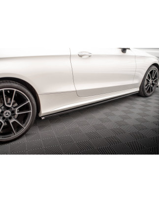 Diffusori minigonne Mercedes-Benz C Coupe AMG-Line C205 Facelift (Cod. M-ME-C-205F-AMGLINE-C-SD1G)