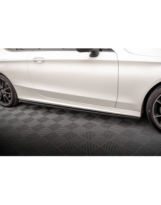 Diffusori minigonne Mercedes-Benz C Coupe AMG-Line C205 Facelift (Cod. M-ME-C-205F-AMGLINE-C-SD1G)