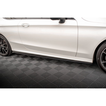 Diffusori minigonne Mercedes-Benz C Coupe AMG-Line C205 Facelift (Cod. M-ME-C-205F-AMGLINE-C-SD1G)