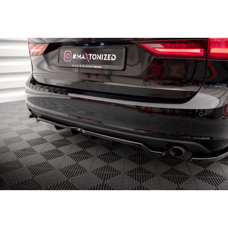 Splitter posteriore (con barre verticali) V.2 Volvo V90 Mk2 (Cod. M-VO-V90-2-RD2G+RD1G)