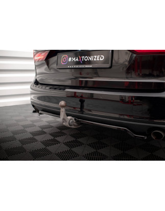Splitter posteriore (con barre verticali) V.2 Volvo V90 Mk2 (Cod. M-VO-V90-2-RD2G+RD1G)