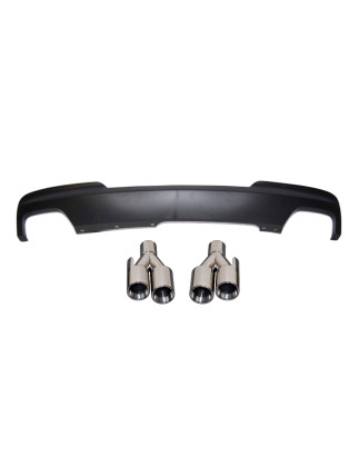 Diffusore Posteriore BMW F10/F11 10-16 Look M-Tech ABS (Cod. E-TCB62180059)
