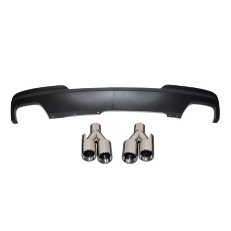 Diffusore Posteriore BMW F10/F11 10-16 Look M-Tech ABS (Cod. E-TCB62180059)