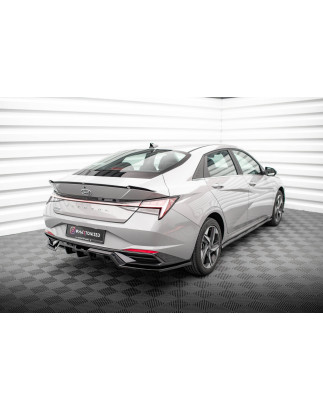 Splitter posteriore (con barre verticali) Hyundai Elantra Mk7 (Cod. M-HY-EL-7-RD1G+RD2G)