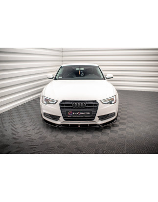 SPLITTER ANTERIORE V.1 Audi A5 Coupe / Sportback 8T Facelift (Cod. M-AU-A5-1F-FD1G)