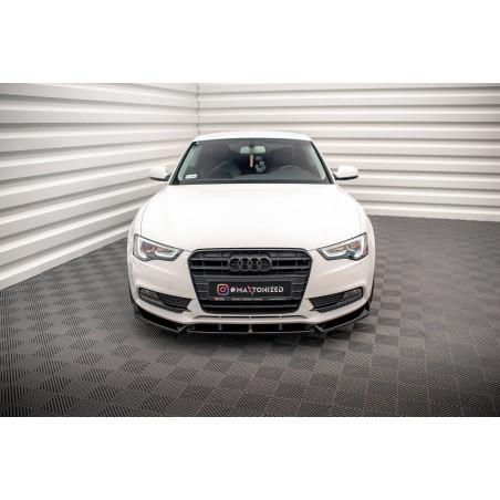 SPLITTER ANTERIORE V.1 Audi A5 Coupe / Sportback 8T Facelift (Cod. M-AU-A5-1F-FD1G)