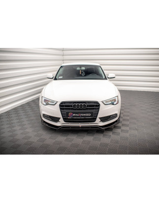 SPLITTER ANTERIORE V.2 Audi A5 Coupe / Sportback 8T Facelift (Cod. M-AU-A5-1F-FD2G+FD2RG)