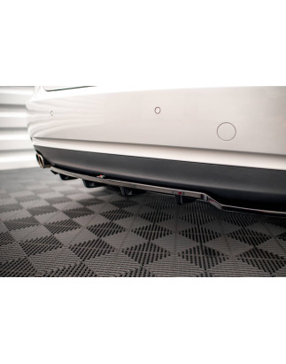 Splitter posteriore (con barre verticali) Audi A5 Coupe 8T Facelift (Cod. M-AU-A5-1F-RD1G+RSD1G)