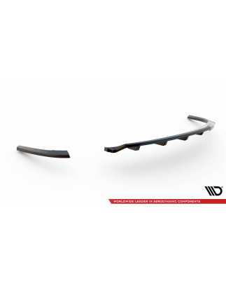Splitter posteriore (con barre verticali) Audi A5 Coupe 8T Facelift (Cod. M-AU-A5-1F-RD1G+RSD1G)
