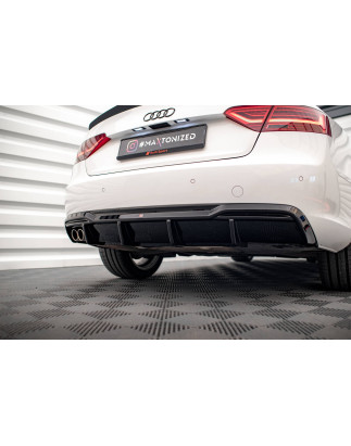Sottoparaurti posteriore Audi A5 Coupe 8T Facelift (Version with dual scaricos on one side) (Cod. M-