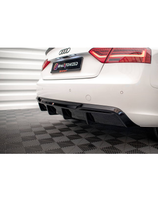 Sottoparaurti posteriore Audi A5 Coupe 8T Facelift (Version with dual scaricos on one side) (Cod. M-