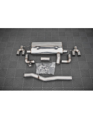 Sottoparaurti posteriore V.2 + Milltek Sport scarico BMW 1 F40 M135i (Cod. M-BM-1-40-MPACK-RS2G+EXH)