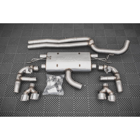 Sottoparaurti posteriore + Milltek Sport scarico Audi RS3 Sportback 8V Facelift (Cod. M-AU-RS3-8VF-R