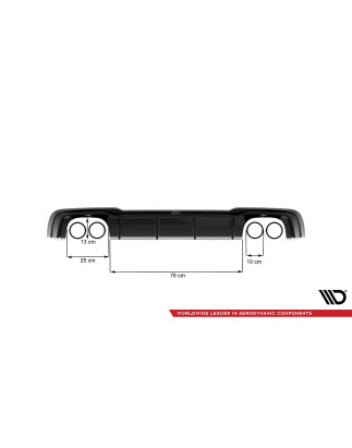 Sottoparaurti posteriore + Milltek Sport scarico Audi RS3 Sportback 8V Facelift (Cod. M-AU-RS3-8VF-R