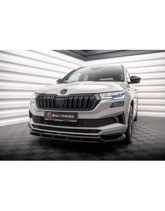 SPLITTER ANTERIORE Skoda Karoq Sportline Mk1 Facelift (Cod. M-SK-KA-1F-SL-FD1G+FD1RG)
