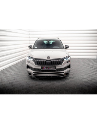 SPLITTER ANTERIORE Skoda Karoq Sportline Mk1 Facelift (Cod. M-SK-KA-1F-SL-FD1G+FD1RG)