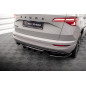 Splitter posteriore (con barre verticali) Skoda Karoq Sportline Mk1 Facelift (Cod. M-SK-KA-1F-SL-RD1