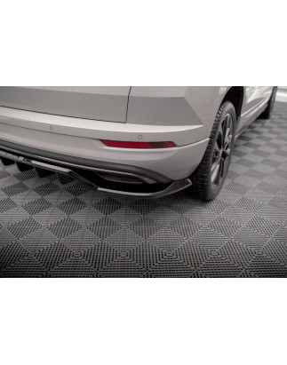 Splitter posteriore (con barre verticali) Skoda Karoq Sportline Mk1 Facelift (Cod. M-SK-KA-1F-SL-RD1