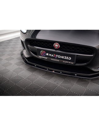 SPLITTER ANTERIORE V.1 Jaguar F-Type X152 Facelift (Cod. M-JA-F-TYPE-1F-FD1G)