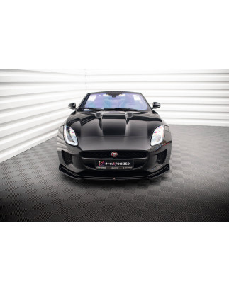 SPLITTER ANTERIORE V.2 Jaguar F-Type X152 Facelift (Cod. M-JA-F-TYPE-1F-FD2G)