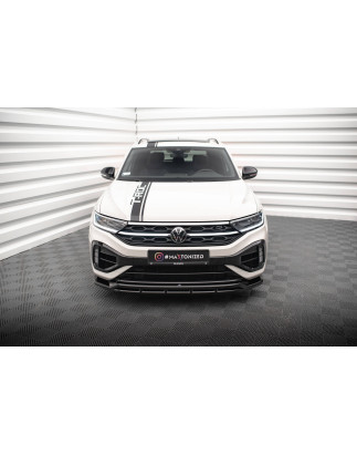SPLITTER ANTERIORE V.1 Volkswagen T-Roc R / R-Line Mk1 Facelift (Cod. M-VW-T-ROC-1-R-FD1G+FD1RG)