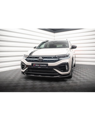 SPLITTER ANTERIORE V.2 Volkswagen T-Roc R / R-Line Mk1 Facelift (Cod. M-VW-T-ROC-1-R-FD2G)