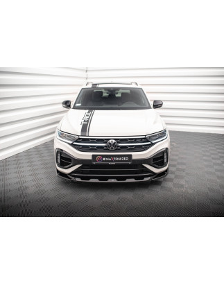 SPLITTER ANTERIORE V.2 Volkswagen T-Roc R / R-Line Mk1 Facelift (Cod. M-VW-T-ROC-1-R-FD2G)