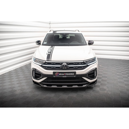 SPLITTER ANTERIORE V.2 Volkswagen T-Roc R / R-Line Mk1 Facelift (Cod. M-VW-T-ROC-1-R-FD2G)