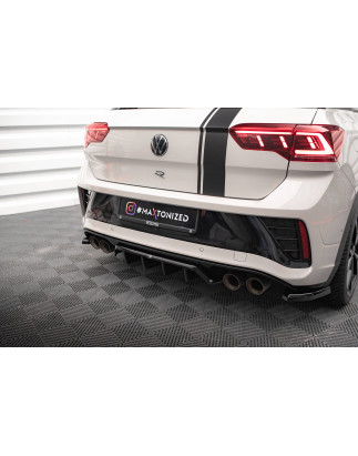 Splitter posteriore (con barre verticali) Volkswagen T-Roc R / R-Line Mk1 Facelift (Cod. M-VW-T-ROC-