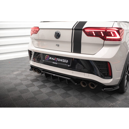 Splitter posteriore (con barre verticali) Volkswagen T-Roc R / R-Line Mk1 Facelift (Cod. M-VW-T-ROC-