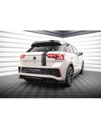 Splitter posteriore (con barre verticali) Volkswagen T-Roc R / R-Line Mk1 Facelift (Cod. M-VW-T-ROC-
