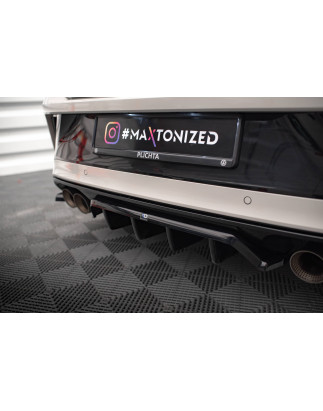 Splitter posteriore (con barre verticali) Volkswagen T-Roc R / R-Line Mk1 Facelift (Cod. M-VW-T-ROC-