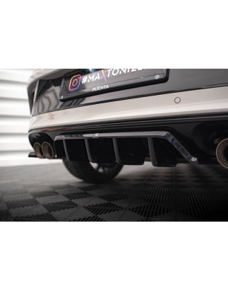 Splitter posteriore (con barre verticali) Volkswagen T-Roc R / R-Line Mk1 Facelift (Cod. M-VW-T-ROC-