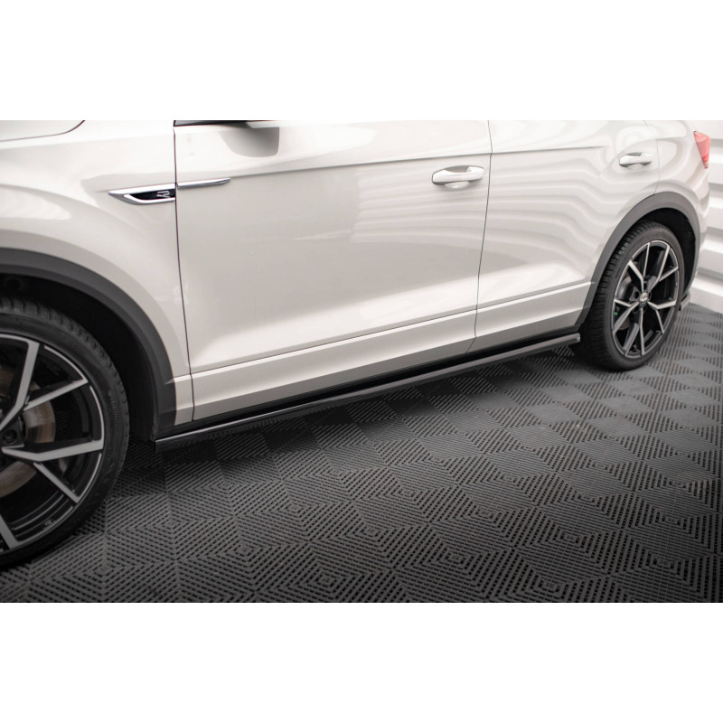 Diffusori minigonne Volkswagen T-Roc R / R-Line Mk1  (Cod. M-VW-T-ROC-1-R-SD1G)
