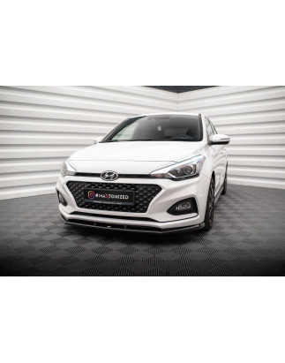 SPLITTER ANTERIORE V.1 Hyundai I20 Mk2 Facelift (Cod. M-HY-I20-2F-FD1G)