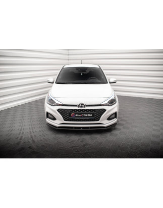 SPLITTER ANTERIORE V.1 Hyundai I20 Mk2 Facelift (Cod. M-HY-I20-2F-FD1G)