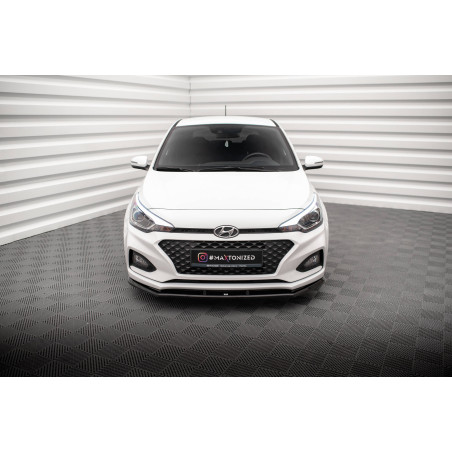 SPLITTER ANTERIORE V.1 Hyundai I20 Mk2 Facelift (Cod. M-HY-I20-2F-FD1G)