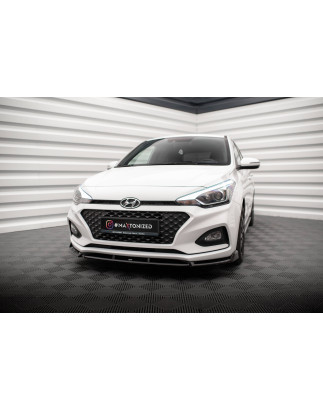 SPLITTER ANTERIORE V.2 Hyundai I20 Mk2 Facelift (Cod. M-HY-I20-2F-FD2G)