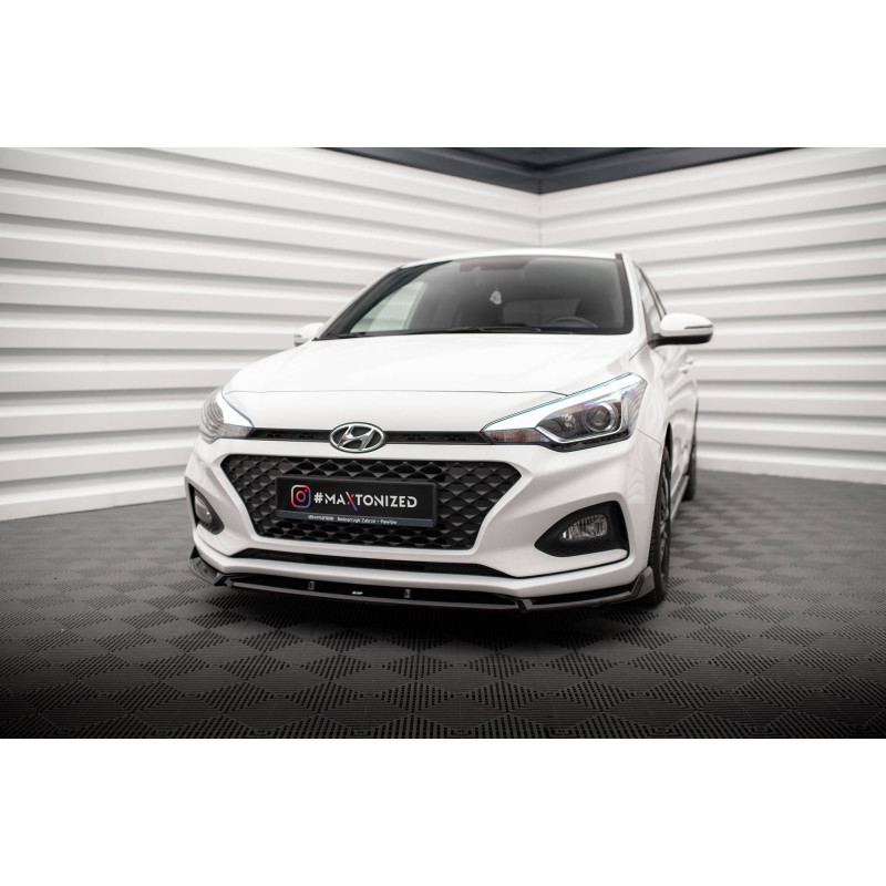 SPLITTER ANTERIORE V.2 Hyundai I20 Mk2 Facelift (Cod. M-HY-I20-2F-FD2G)