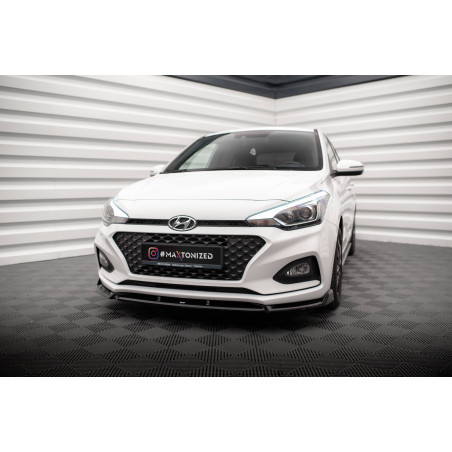SPLITTER ANTERIORE V.2 Hyundai I20 Mk2 Facelift (Cod. M-HY-I20-2F-FD2G)