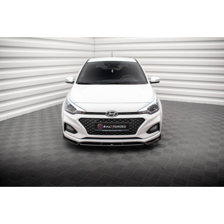 SPLITTER ANTERIORE V.2 Hyundai I20 Mk2 Facelift (Cod. M-HY-I20-2F-FD2G)